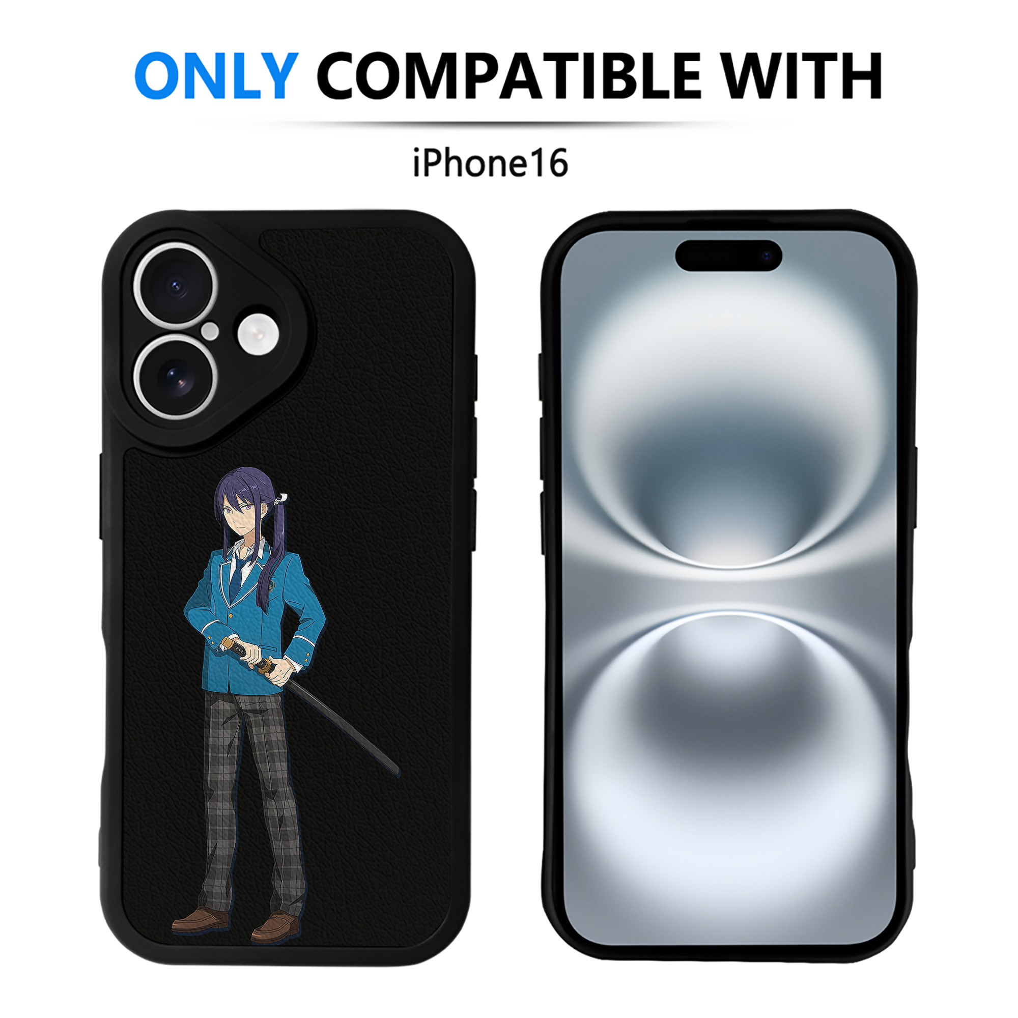（画像用） あんさんぶるスターズ! Ensemble Stars 【iPhone 16シリーズ対応】シリコンスマホケース（レザー調） 材質：シリコン